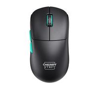 CHERRY XTRFY M68 Wireless, Mouse Gaming Senza Fili Ultra-Leggero, 2,4 GHz RF, Ottimizzato per eSport, Forma Simmetrica con Parte Frontale Ultra-Bassa, Nero