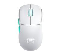 CHERRY XTRFY M68 Wireless, souris de gaming ultralégère, sans fil, 2,4 GHz, optimisée pour l'esport, forme symétrique avec front particulièrement bas, blanche