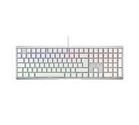 CHERRY XTRFY MX 3.1, Tastiera da gaming meccanica, Layout per la Germania (QWERTZ), Illuminazione RGB, Alloggiamento in alluminio, Porta USB-A, Interruttori MX2A RED, colore bianco