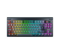 CHERRY XTRFY MX 8.3 TKL Wireless, Tastiera Da Gioco Senza Tastierino Numerico, Layout Tedesco QWERTZ, Interruttori MX2A RED Hot Swappable, Starfall Grey