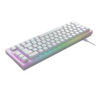 CHERRY XTRFY K5V2 Compact, Tastiera Gaming Meccanica in Formato 65 Percento, Layout per il Regno Unito (QWERTY), Tastiera Hot-Swap, Interruttori CHERRY MX2A RED, Nero