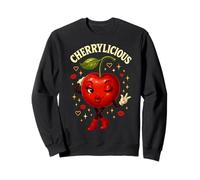 Cherrylicious Cute Cherry Cherries Funny Fruit Felpa