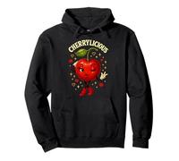 Cherrylicious Cute Cherry Cherries Funny Fruit Felpa con Cappuccio