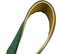 Cherrynight XLJP 1PC Cinghia di Trasmissione Piatta in Nylon Spessore 2mm Perimetro: 800mm-3600mm Cinghia di Trasmissione Piatta in Foglio di Nylon Giallo-Verde(1580 * 30 * 2)