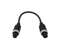 Cherrynight XLJP 1Pc GX12 Adattatore M12 4Pin Aviation Maschio A Maschio o Femmina A Femmina Cavo di Estensione for CCTV Telecamera di Sicurezza DVR 20 CM (Color : Female to Female)