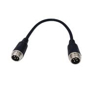 Cherrynight XLJP 1Pc M12 Cavo di prolunga a 4 Pin Aviation Maschio a Maschio o Femmina a Femmina GX12 Adattatore for Telecamera CCTV di Sicurezza DVR Lungo 20 cm (Color : Male to Male)