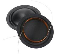 Cherrynight XLJP 2 Pz/Set 25.4mm 25.5mm Tweeter Bobina 1 Pollice 6ohm/ 8ohm Membrana A Membrana in Seta KSV Treble Altoparlante Accessori di Riparazione Fai da Te in Alluminio Trim Bobina