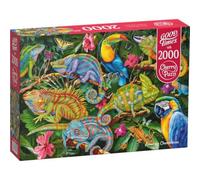 CherryPazzi CRP50101 Puzzle da 2000 Pezzi - Amazing Chameleons