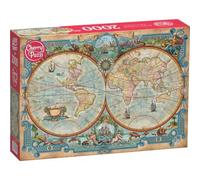 CherryPazzi CRP50125 Puzzle da 2000 Pezzi - Great Discoveries World Map