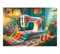 Cherry Pazzi - Puzzle Il mio angolo di cucito - 1000 Pezzi