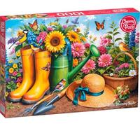 Cherry Pazzi - Puzzle Stivali d'oro, radici in fiore - 1000 Pezzi