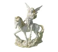 Cherubini Angeli Figurina Carino Statua Angelo in Resina Luce Lusso Fiore Fata Candela Ornamenti Statue Scrivania Adorabile Scultura Nordico Cartone Animato Guardiano Fatto a Mano per Casa Giardino D