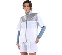 CHERVO Felpa a vento Miriade con zip integrale, bianco