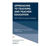 Cheryl J. Craig Approaches to Teaching and Teacher Education (Copertina rigida)
