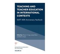 Cheryl J. Craig Teaching and Teacher Education in Internation (Copertina rigida)