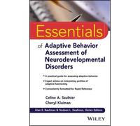 Cheryl Klaiman Essentials of Adaptive Behavior Assessment of Neurod (Tascabile)