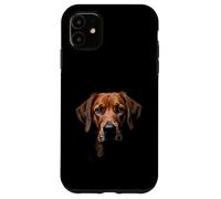 Chesapeake Bay Retriever Cane Chessie Face Nero Custodia per iPhone 11