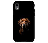 Chesapeake Bay Retriever Cane Chessie Face Nero Custodia per iPhone XR