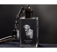 Chesapeake Bay Retriever, Cane Portachiavi In Cristallo, ANIMALI IN CRISTALLO DE