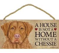 Chesapeake Bay Retriever Interno Cane Razza Cartello Targa - a House Non È Home