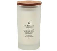 Peace & Tranquility (Cashmere Jasmine) Candele In Vetro Grande 355 gr Chesapeake Bay Candle