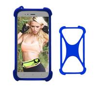 Cheshaoping Custodia in Cover Case Soft TPU Silicone Caso Phone Case Per Itel Power 80 6.78" Guscio Protettiva Anti Urto e Graffi Bumper Blue