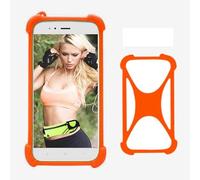 Cheshaoping Custodia in Cover Case Soft TPU Silicone Caso Phone Case Per Vortex VS660 Guscio Protettiva Anti Urto e Graffi Bumper Orange