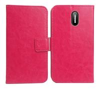 Cheshaoping Flip PU Pelle Case Wallet Cover Custodia Caso Guscio Protettiva Skin per Brondi Amico Home Nero 1.77" (Rosa)