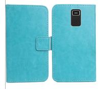 Cheshaoping Flip PU Pelle Case Wallet Cover Custodia Caso Guscio Protettiva Skin per Doro PhoneEasy 332 1.8" (Blu)