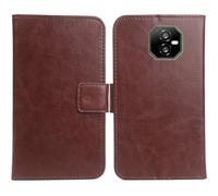 Cheshaoping Flip PU Pelle Case Wallet Cover Custodia Caso Guscio Protettiva Skin per Hammer H Ranger 6" (Marrone)