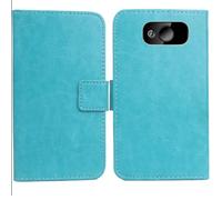Cheshaoping Flip PU Pelle Case Wallet Cover Custodia Caso Guscio Protettiva Skin per Maxcom Comfort MM724 L 2.2" (Blu)