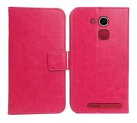 Cheshaoping Flip PU Pelle Case Wallet Cover Custodia Caso Guscio Protettiva Skin per Olympia Neo+ 5.5" (Rosa)