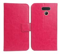Cheshaoping Flip PU Pelle Case Wallet Cover Custodia Caso Guscio Protettiva Skin per Panasonic KX-TF400EXB 2.4" (Rosa)