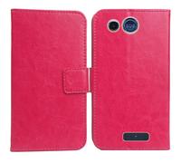 Cheshaoping Flip PU Pelle Case Wallet Cover Custodia Caso Guscio Protettiva Skin per Panasonic KX TU110 1.77" (Rosa)