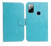 Cheshaoping Flip PU Pelle Case Wallet Cover Custodia Caso Guscio Protettiva Skin per Qubo P668 / QUBO X668 6.53" (Blu)
