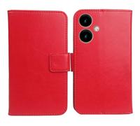 Cheshaoping Flip PU Pelle Case Wallet Cover Custodia Caso Guscio Protettiva Skin per SPC ZEUS 2 5" (Rosso)