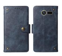Cheshaoping in Vera Pelle Stand Portafoglio Cover Per BRONDI CONTENDER 3" Premium Caso Case Copertina Custodia Guscio Protettiva (Azzurro)