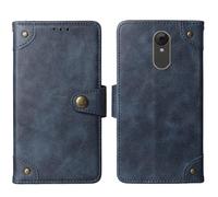 Cheshaoping in Vera Pelle Stand Portafoglio Cover Per BRONDI MAGNUM 4 2.8" Premium Caso Case Copertina Custodia Guscio Protettiva (Azzurro)