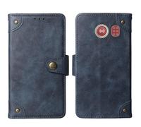 Cheshaoping in Vera Pelle Stand Portafoglio Cover Per Doro Leva E20 / Doro Leva E21 / Doro Leva E22 / Doro DFC-0610 2.8" Premium Caso Case Copertina Custodia Guscio Protettiva (Azzurro)