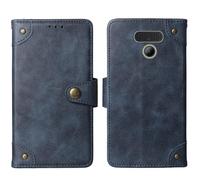 Cheshaoping in Vera Pelle Stand Portafoglio Cover Per Panasonic KX-TF400EXB 2.4" Premium Caso Case Copertina Custodia Guscio Protettiva Anti Urto e Graffi (Azzurro)