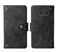 Cheshaoping in Vera Pelle Stand Portafoglio Cover Per SPC HARMONY 2 4G 2.4" Premium Caso Case Copertina Custodia Guscio Protettiva Anti Urto e Graffi (Nero)