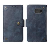 Cheshaoping in Vera Pelle Stand Portafoglio Cover Per SPC HARMONY 2 4G 2.4" Premium Caso Case Copertina Custodia Guscio Protettiva Anti Urto e Graffi (Azzurro)