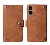 Cheshaoping in Vera Pelle Stand Portafoglio Cover Per SPC ZEUS 2 PRO 6.1" Premium Caso Case Copertina Custodia Guscio Protettiva Anti Urto e Graffi (Marrone)