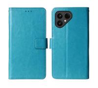 Cheshaoping Stand Custodia in PU Pelle Case Per Fairphone 6 5G 6.31 inch Premium Portafoglio Guscio Protettiva Anti Urto e Graffi (Blu)