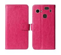Cheshaoping Stand Custodia in PU Pelle Case Per HAMMER Blade 3 4G 6.2" Premium Portafoglio Guscio Protettiva Anti Urto e Graffi (Rosa)