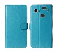 Cheshaoping Stand Custodia in PU Pelle Case Per HAMMER Blade 3 4G 6.2" Premium Portafoglio Guscio Protettiva Anti Urto e Graffi (Blu)