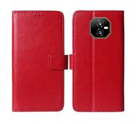 Cheshaoping Stand Custodia in PU Pelle Case Per Hammer H Ranger 6" Premium Portafoglio Guscio Protettiva Anti Urto e Graffi (Rosso)