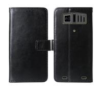 Cheshaoping Stand Custodia in PU Pelle Case Per Hammer H Rock LTE 2.4" Premium Portafoglio Guscio Protettiva Anti Urto e Graffi (Nero)