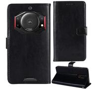 Cheshaoping Stand Custodia in PU Pelle Case Per iHunt Titan Music P11000 Pro 5.45" Premium Portafoglio Guscio Protettiva Anti Urto e Graffi (Nero)