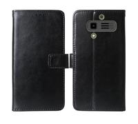 Cheshaoping Stand Custodia in PU Pelle Case Per JCB Tradesman 3 4G 2.8" Premium Portafoglio Guscio Protettiva Anti Urto e Graffi (Nero)